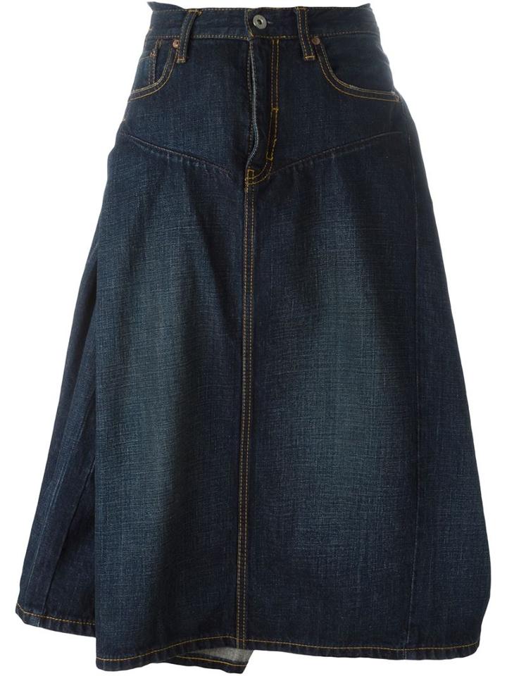 Junya Watanabe Comme Des Garçons Full Denim Skirt