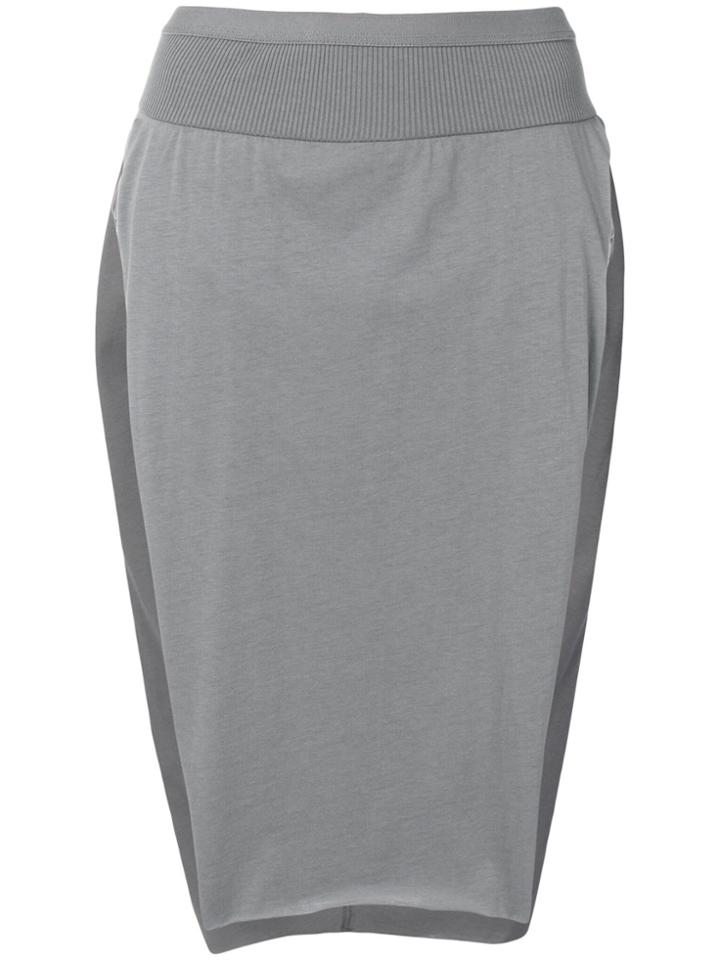Rick Owens Side Slits Skirt - Grey