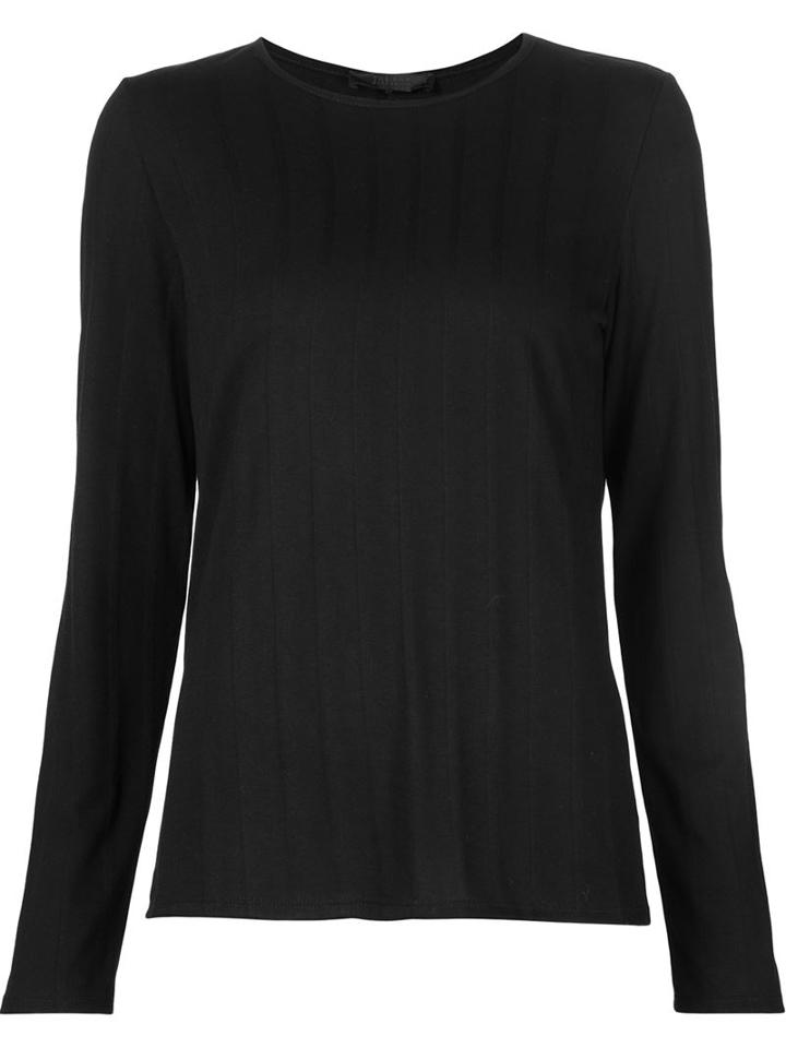 The Row Crew Neck Sweater, Women's, Size: L, Black, Silk/viscose