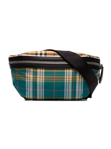 Burberry Burb Sonny Xbody Grn Chck - Blue