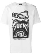 Andrea Crews Alcohol Sucks T-shirt - White