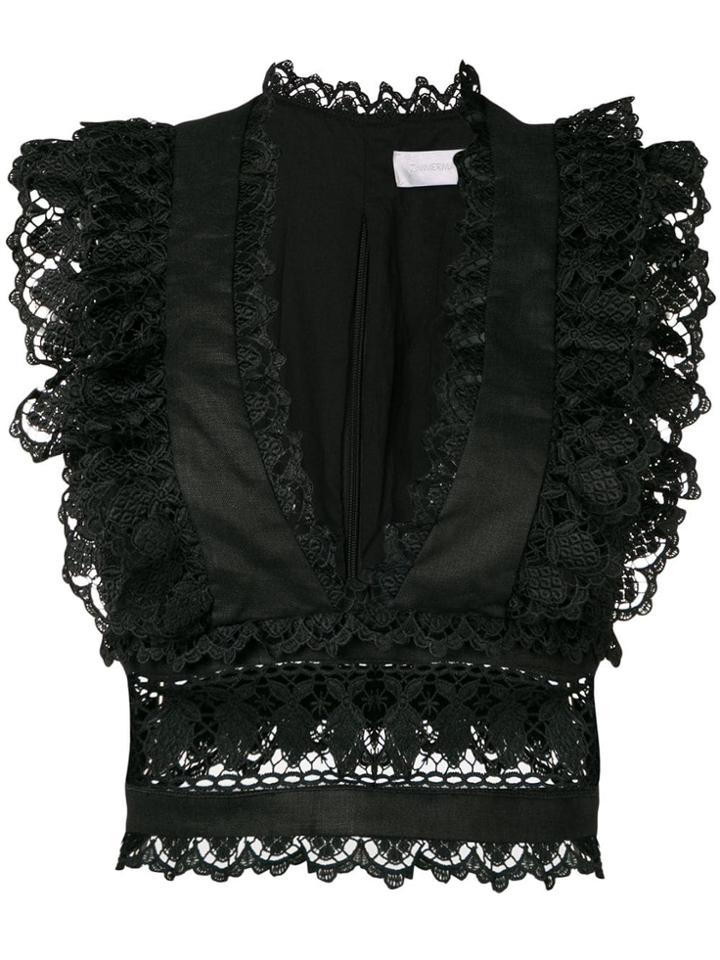 Zimmermann Wayfarer Blouse - Black
