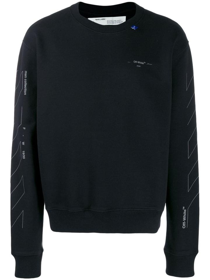 Off-white Arrows Logo Sweatshirt - Black