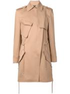 Alexander Wang Military Coat, Women's, Size: 6, Nude/neutrals, Polyester/silk