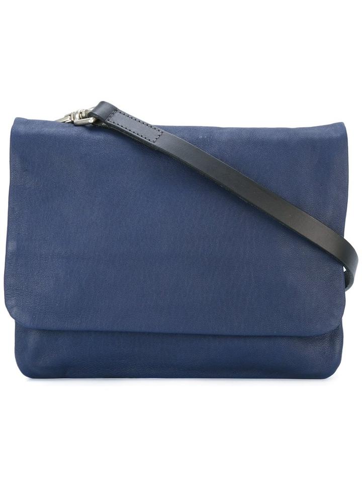 Ally Capellino Plum Crossbody Bag, Women's, Blue, Leather/cotton