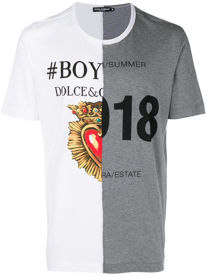 Dolce & Gabbana Boy Summer T-shirt - Grey
