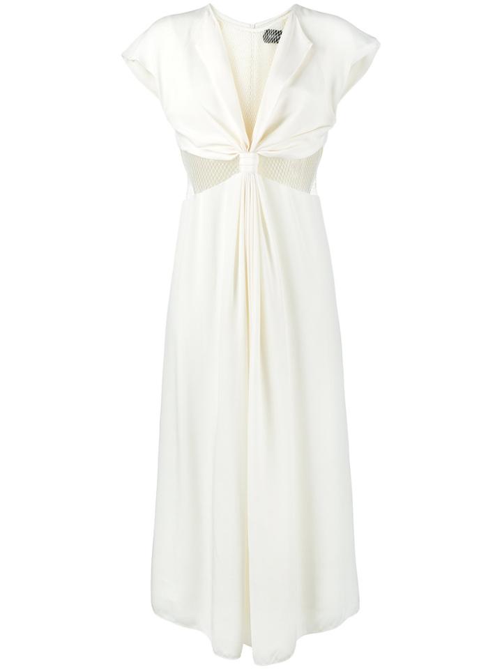 Kitx Silk Web Knot Dress - Nude & Neutrals
