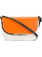 Salvatore Ferragamo Ornament Signature Shoulder Bag, Women's, Yellow/orange, Calf Leather
