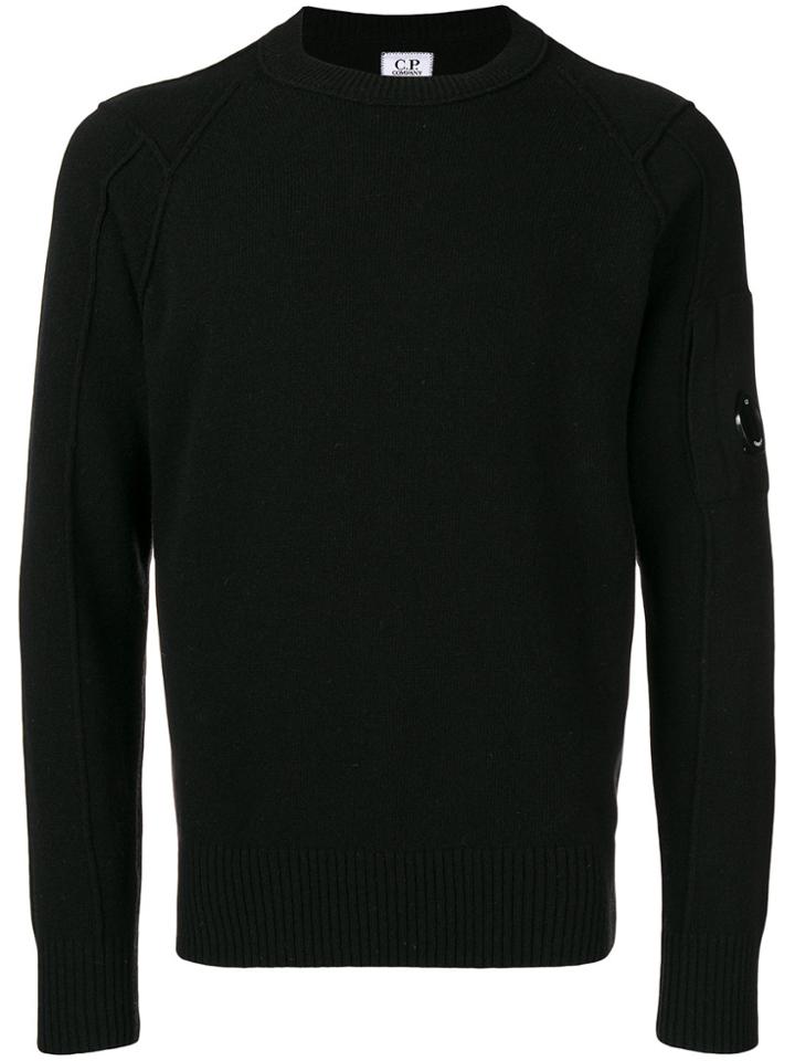 Cp Company Crew Neck Sweater - Black