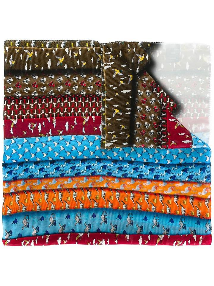 Mary Katrantzou Ties Animal Scarf, Women's, Silk