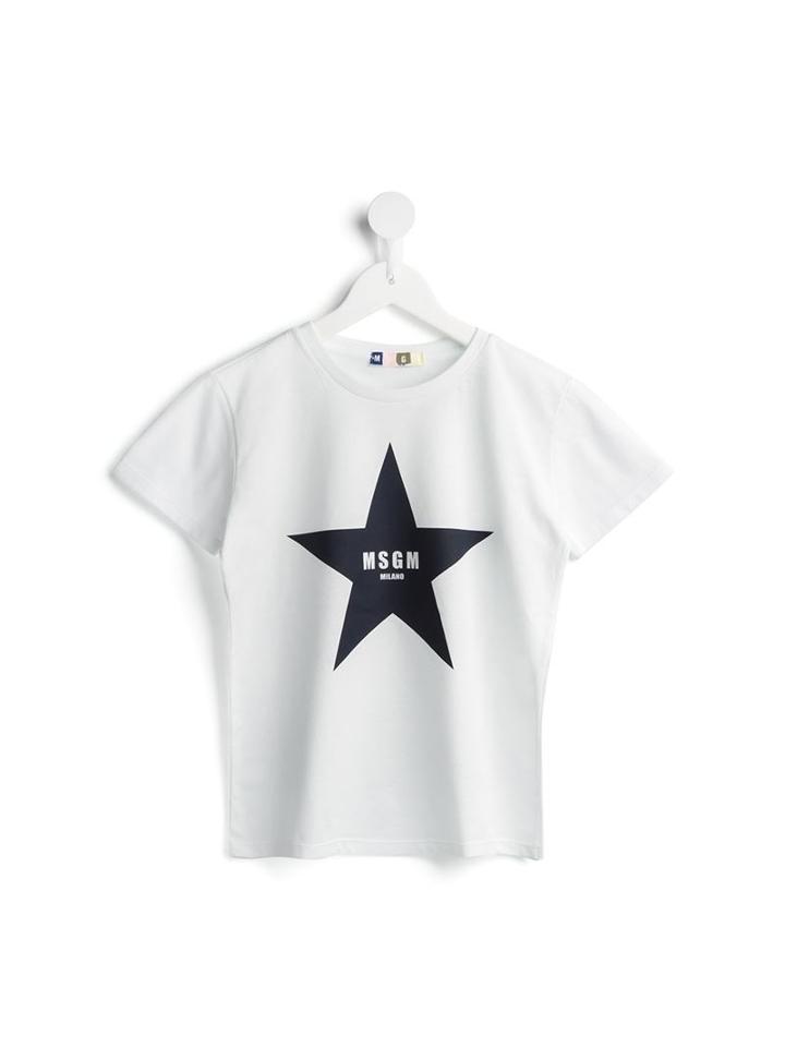 Msgm Kids Star Print T-shirt
