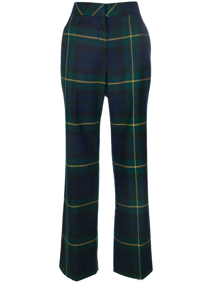 Paul Smith Plaid Flared Trousers - Multicolour