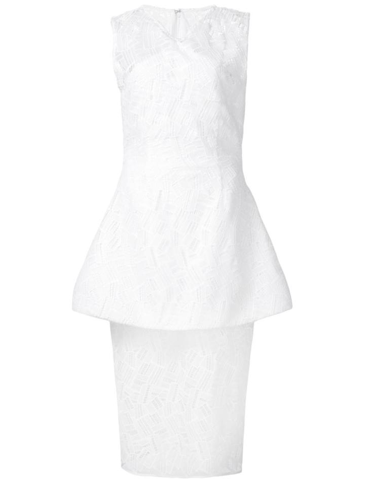 Christian Siriano Peplum Waist Dress