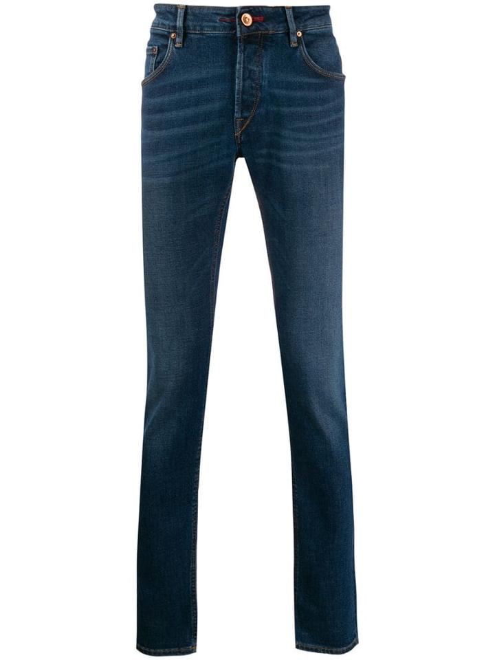 Hand Picked Classic Slim-fit Jeans - Blue