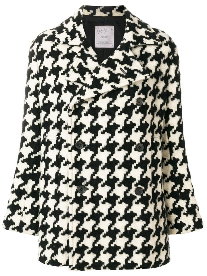 Yohji Yamamoto Vintage Houndstooth Double Breasted Jacket -