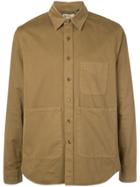 Aspesi Button Worker Shirt - Brown