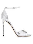 Dolce & Gabbana Metallic (grey) Sandals, Women's, Size: 37, Leather