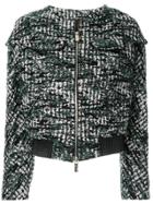 Anteprima Tweed Cropped Jacket - Green