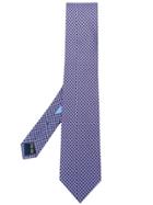 Salvatore Ferragamo Pinwheel Patterned Tie - Blue