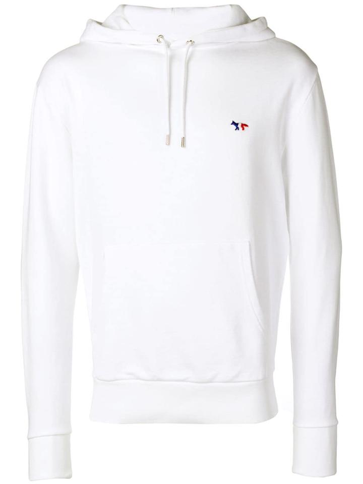 Maison Kitsuné Logo Hoodie - White