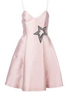 Francesco Paolo Salerno Embellished Star Dress - Pink & Purple