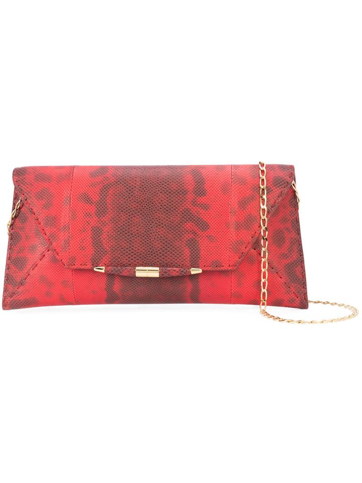Tyler Ellis Aimee Large Clutch - Red