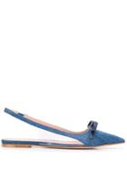 Red Valentino Red(v) Sandie Denim Pumps - Blue