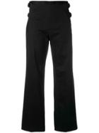 Helmut Lang Buckled Trousers - Black