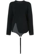 Proenza Schouler Zipped Sweatshirt - Black
