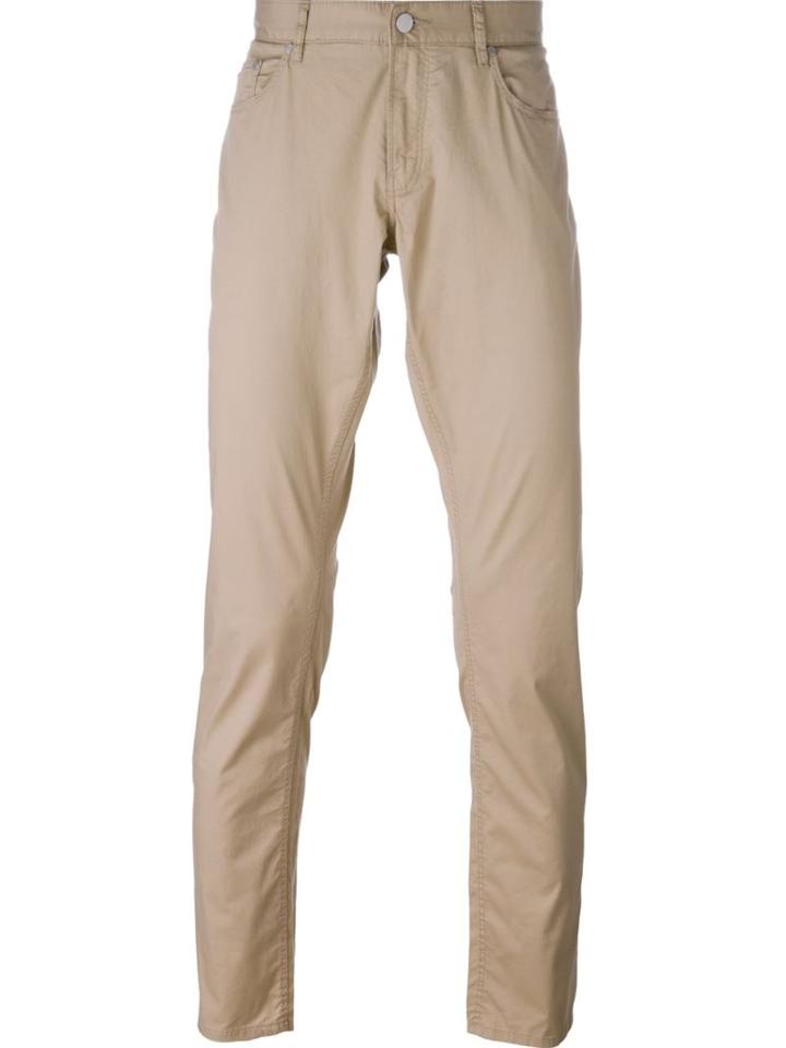 Michael Kors Skinny Trousers, Men's, Size: 32, Nude/neutrals, Cotton/spandex/elastane