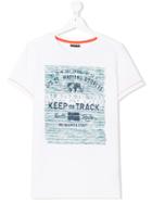 Napapjiri Kids Teen Keep On Track T-shirt - White