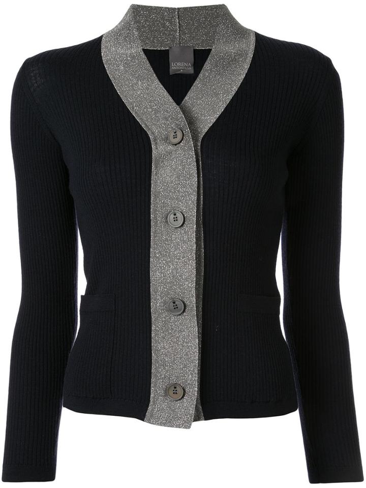 Lorena Antoniazzi Color-block Knit Cardigan - Black