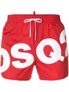 Dsquared2 Drawstring Logo Swim Shorts