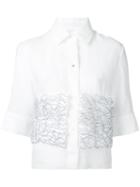Steven Tai - Filament Shirt - Women - Polyester - S, White, Polyester