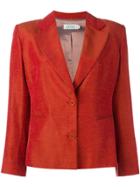 Romeo Gigli Vintage Single Breasted Blazer - Yellow & Orange