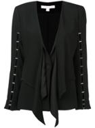 Jonathan Simkhai Staple Detail Jacket - Black