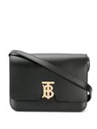 Burberry Tb Monogram Shoulder Bag - Black