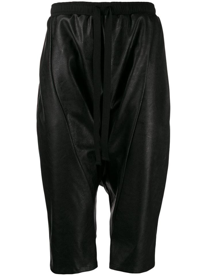 Alchemy Drop-crotch Shorts - Black
