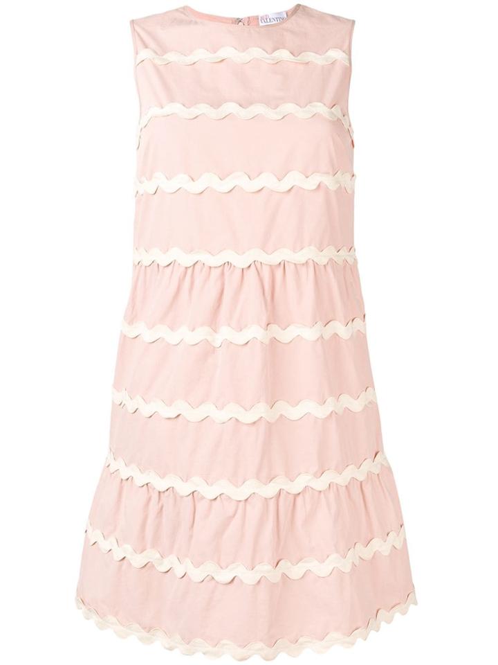 Red Valentino Wavy Panelled Dress - Neutrals