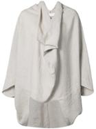 The Celect Draped Oversized Top - Nude & Neutrals