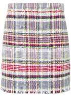Thom Browne Tweed Fitted Skirt - Multicolour