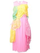 Comme Des Garçons Layered Lace Dress - Pink