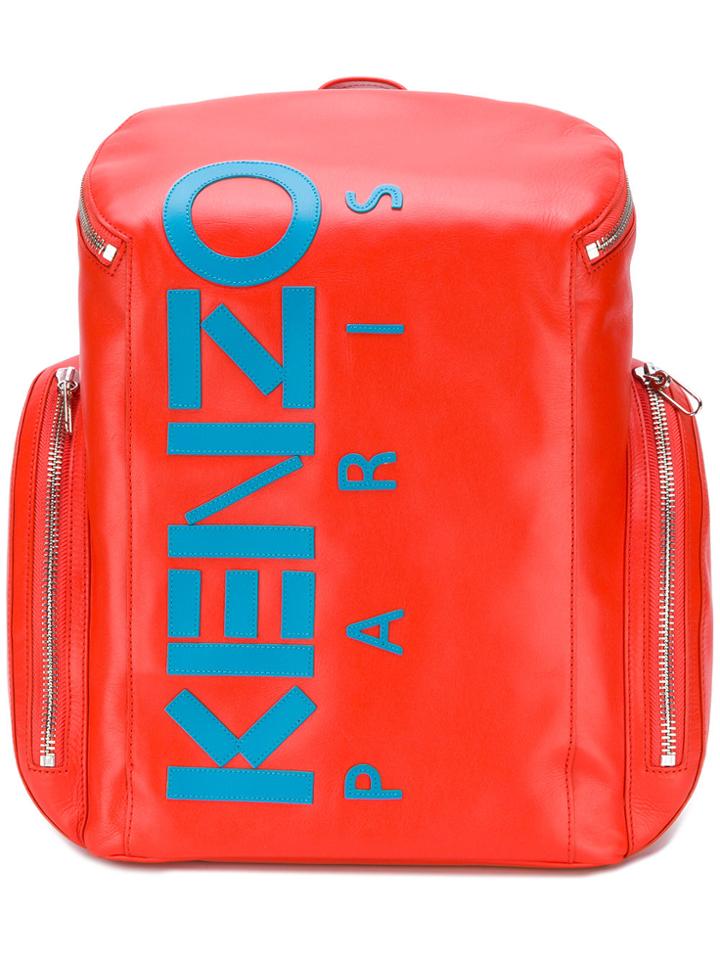 Kenzo Kenzo Logo Backpack - Red