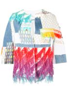 Ava Adore Patchwork Jacket - White