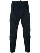 Dsquared2 Straight-leg Chino Trousers, Size: 48, Blue, Cotton/spandex/elastane
