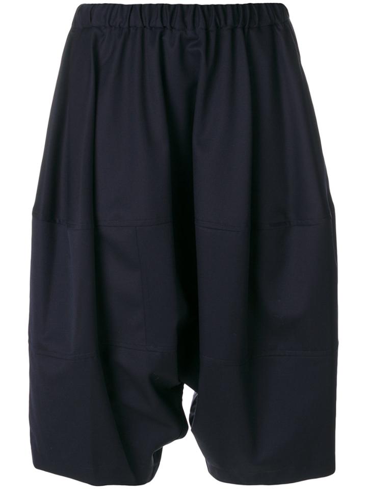 Comme Des Garçons Girl Wide Leg Shorts - Blue