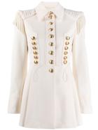 Alberta Ferretti Military Jacket - White