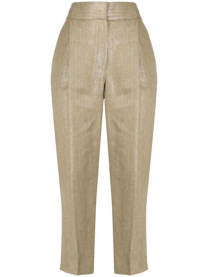 Brunello Cucinelli High-waist Trousers - Neutrals