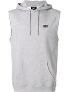 Dust Sleeveless Hooded Sweatshirt - Grey