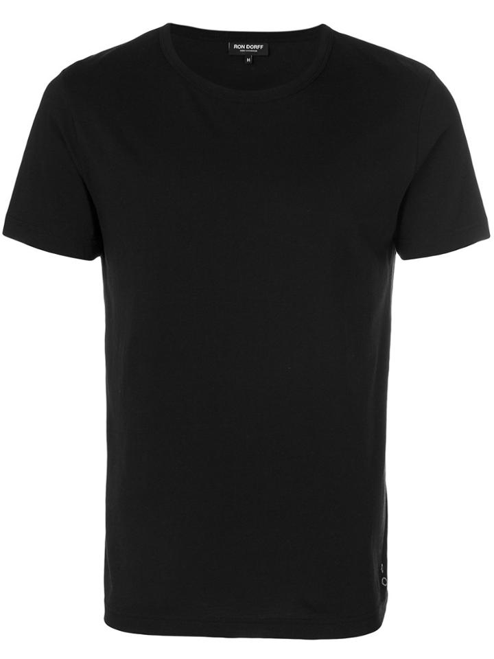 Ron Dorff Eyelet Edition T-shirt - Black
